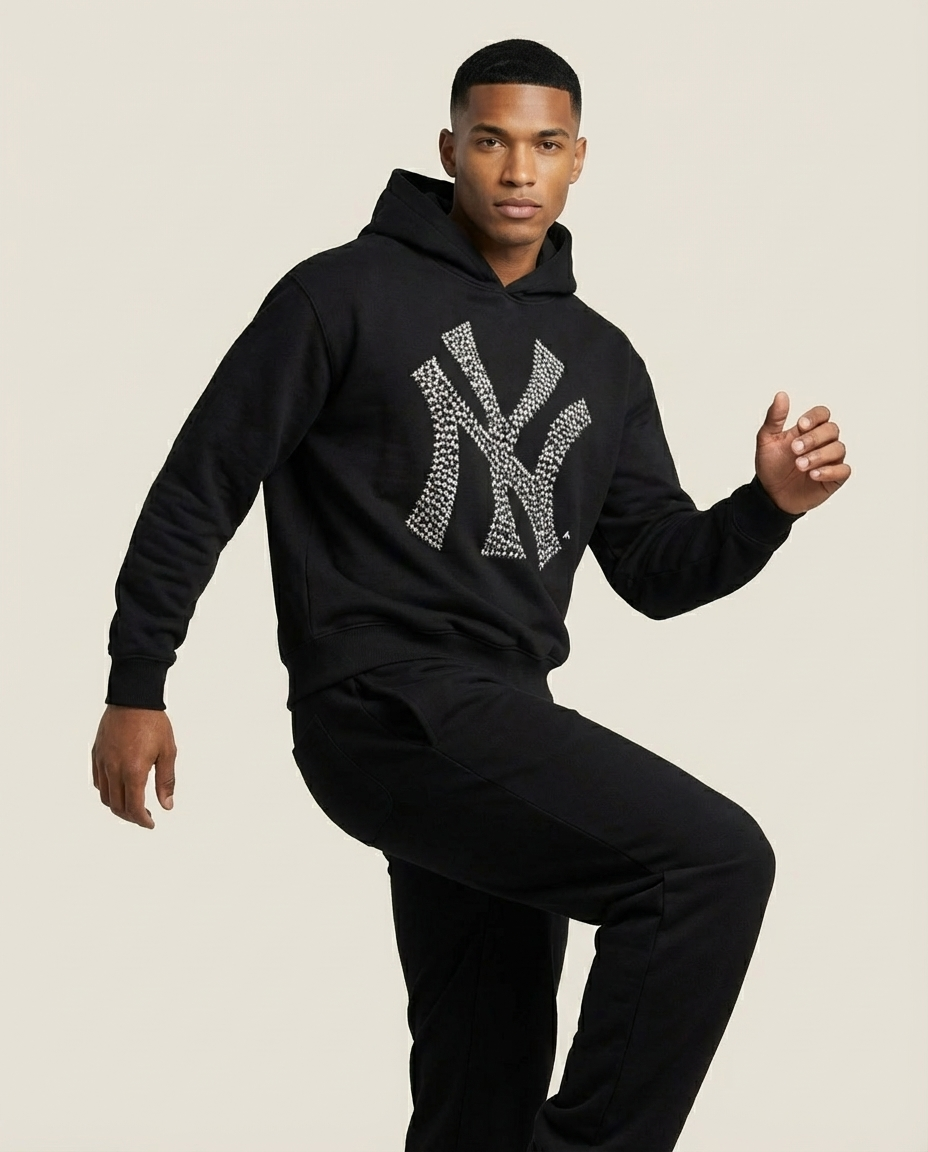 Sweats - NY Logo Pullover Hoodie