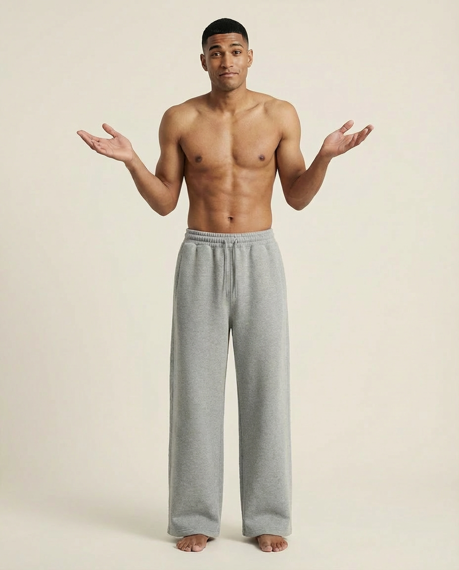 SWEATS® Straight-Leg Grey Sweatpants