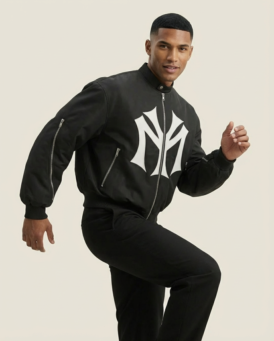 Sweats - Logo Graphic Bomber Jacket