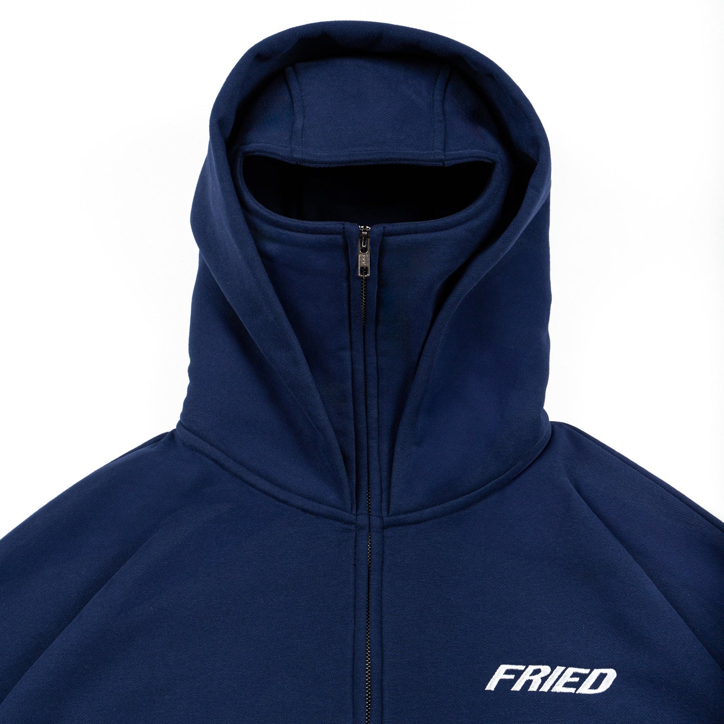 SWEATS® DARK BLUE - BALACLAVA ZIP HOODIE