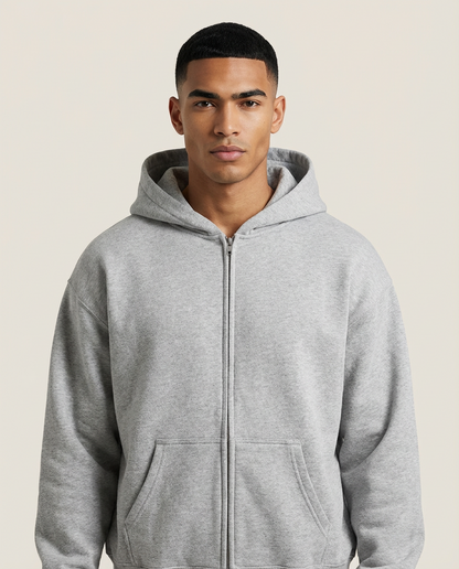 SWEATS® Grey Zip-up