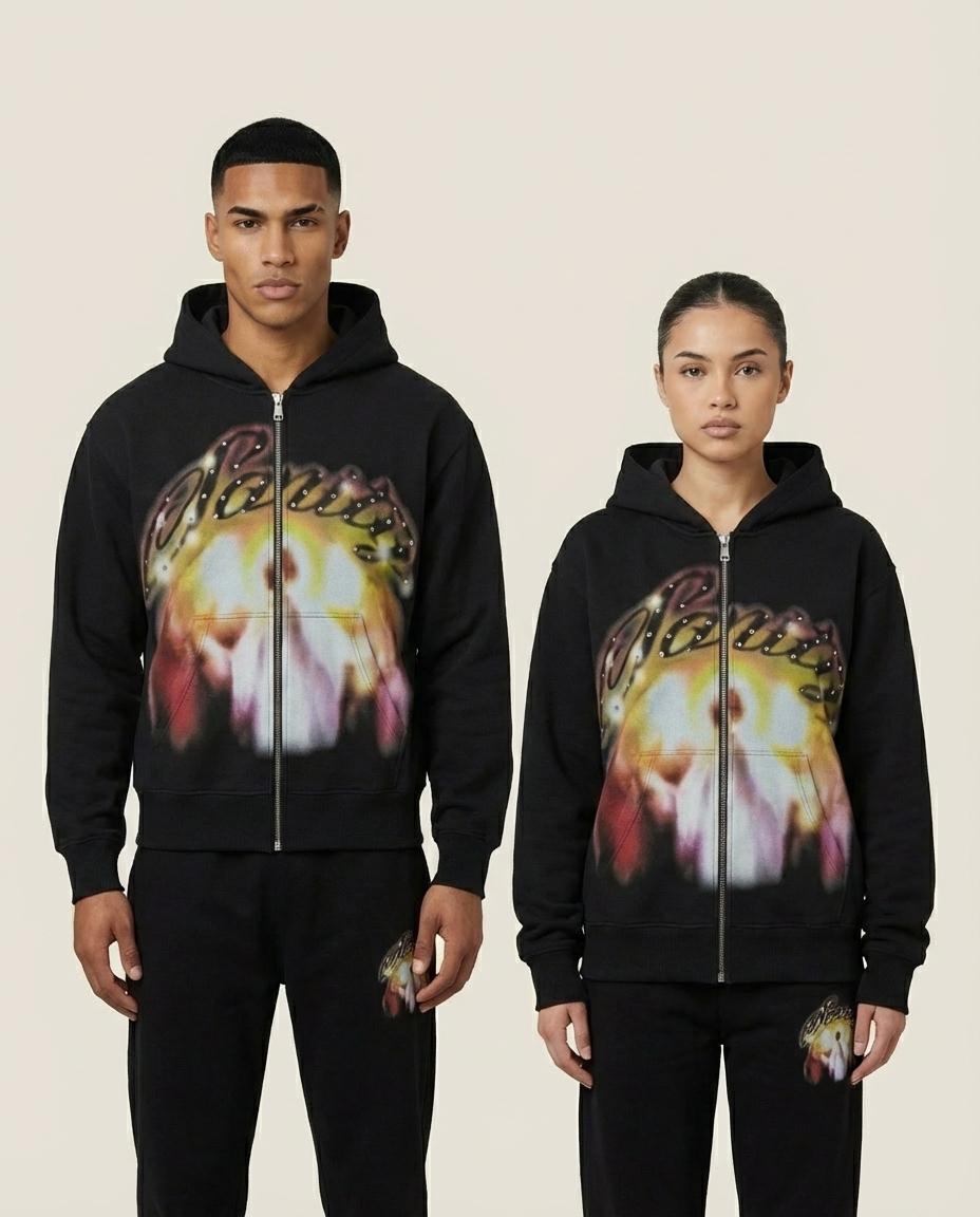 Sweats - Blaze Graphic Full-Zip Hoodie