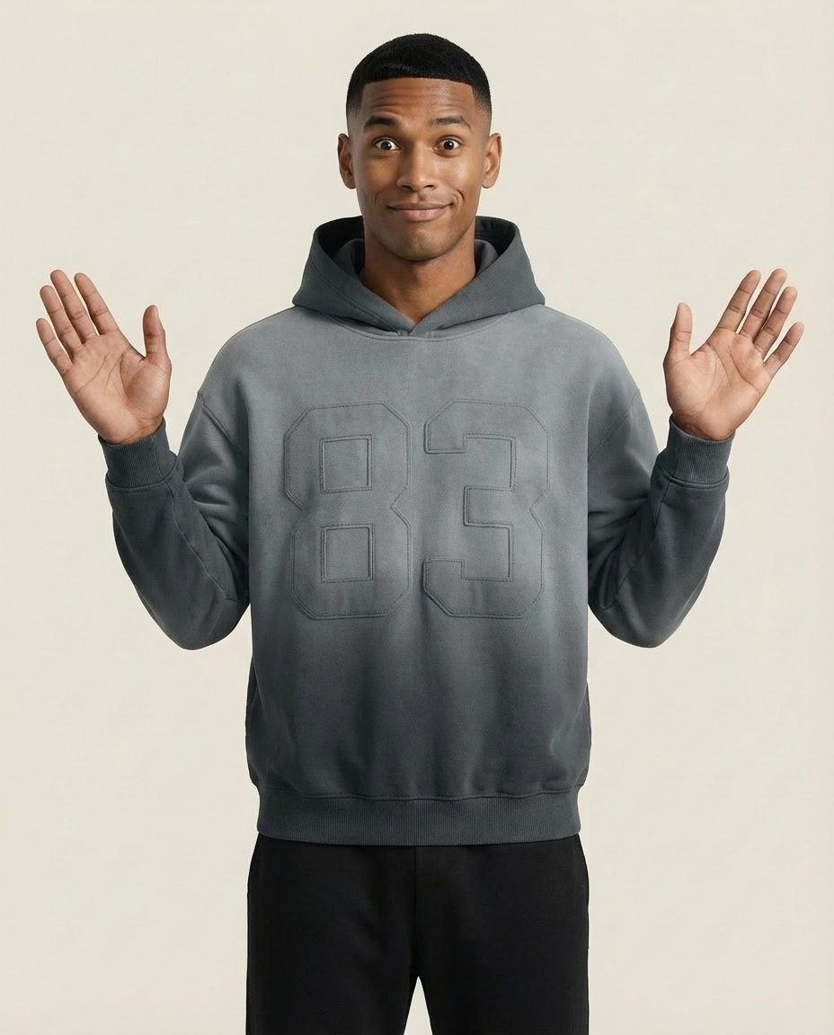 Sweats - Numeric Hooded Pullover