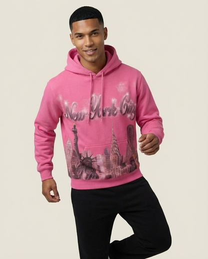 Sweats - "New York City" Graphic Pullover Hoodie