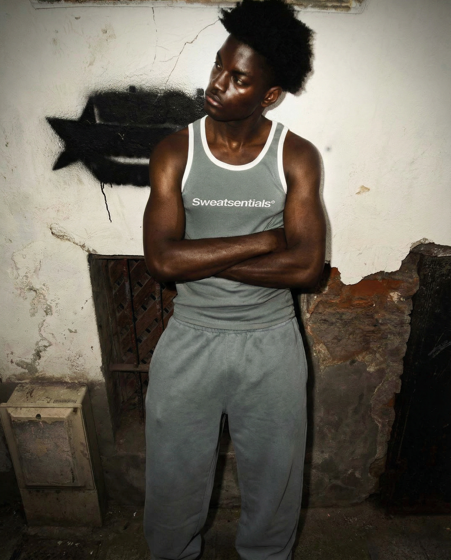 SWEATS® Basic Tank Top "Grey"