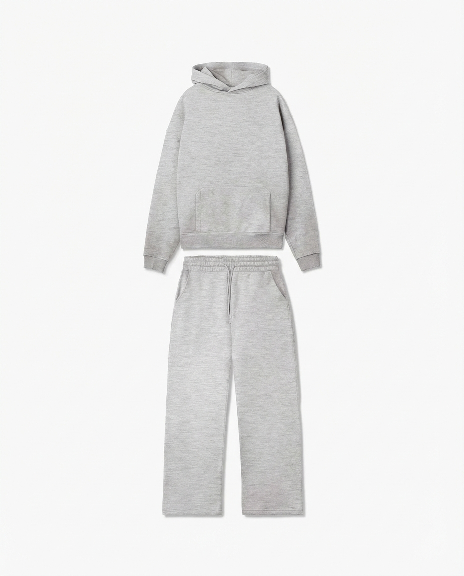 SWEATS® Cozy Tracksuit Bundle "Melange Grey"