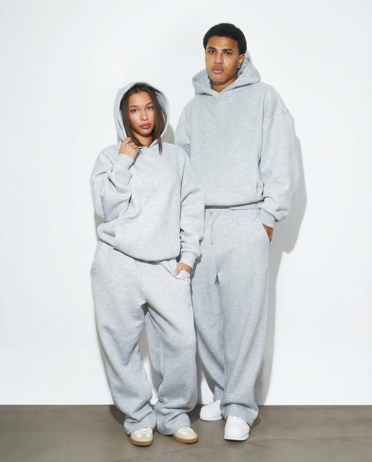 SWEATS® Cozy Tracksuit Bundle "Melange Grey"