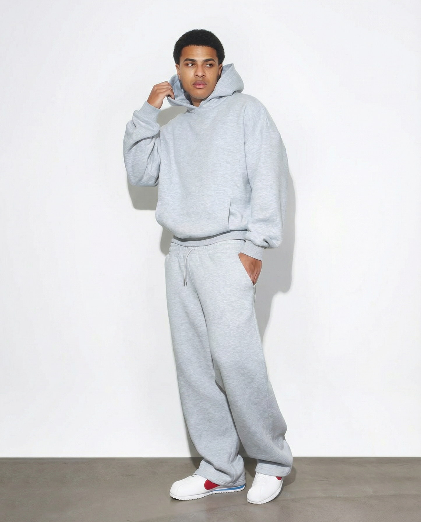 SWEATS® Cozy Tracksuit Bundle "Melange Grey"