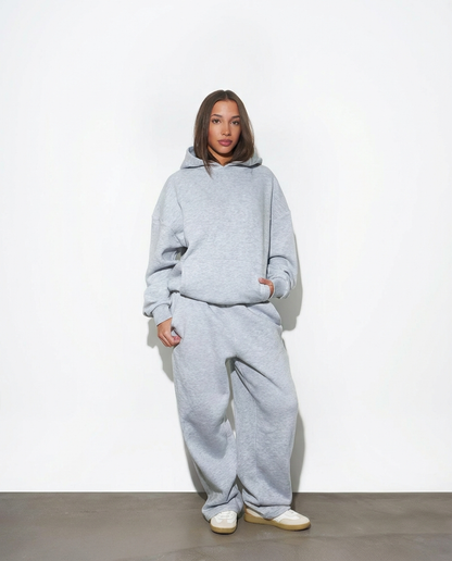 SWEATS® Cozy Tracksuit Bundle "Melange Grey"