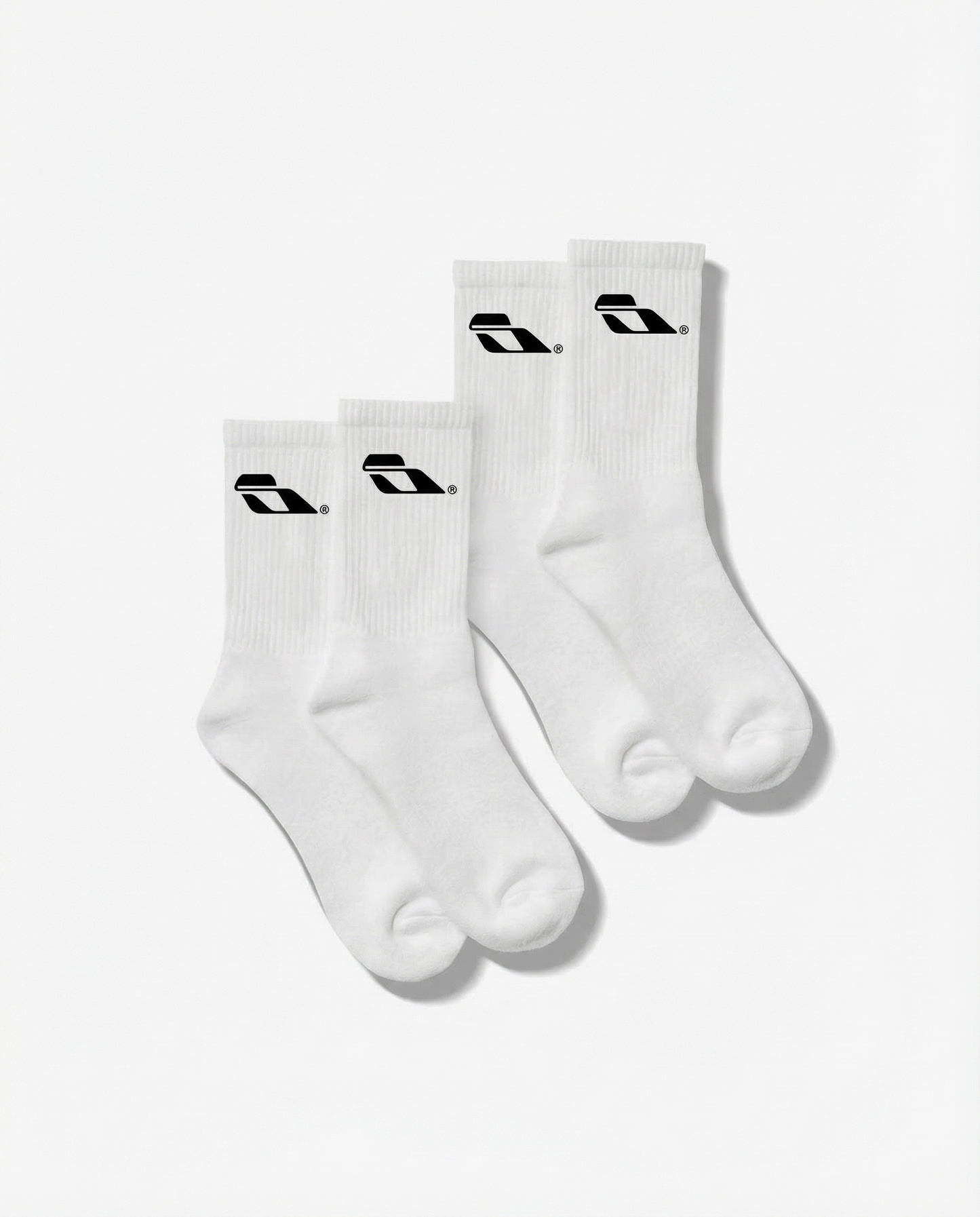 SWEATS® Logo Socks "White" (2-Pack)