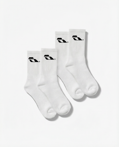 SWEATS® Logo Socks "White" (2-Pack)