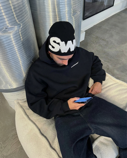 SWEATS® Beanie "Panda Black"