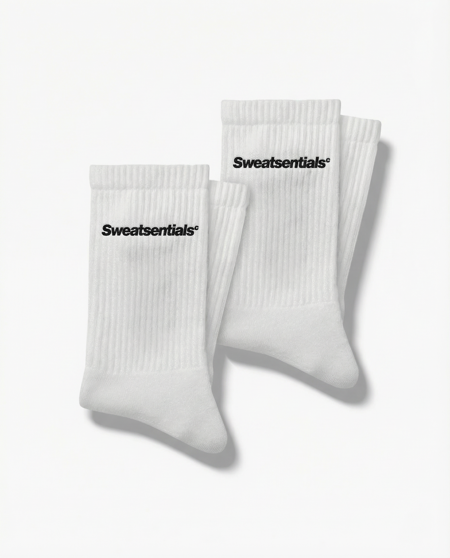 SWEATS® Basic Logo Socks "White" (2-Pack)