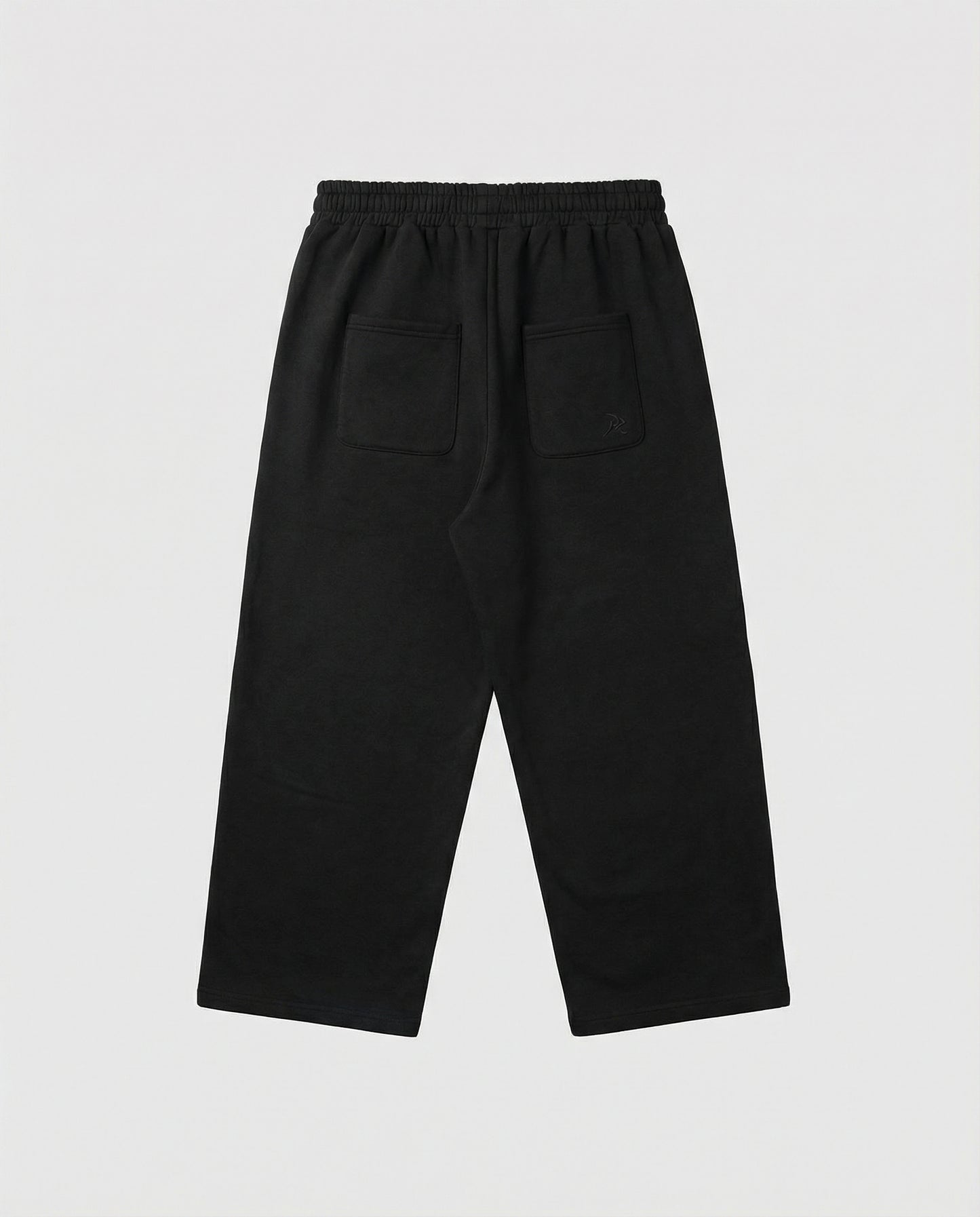 SWEATS® ALL BLACK - OPEN LEG JOGGER