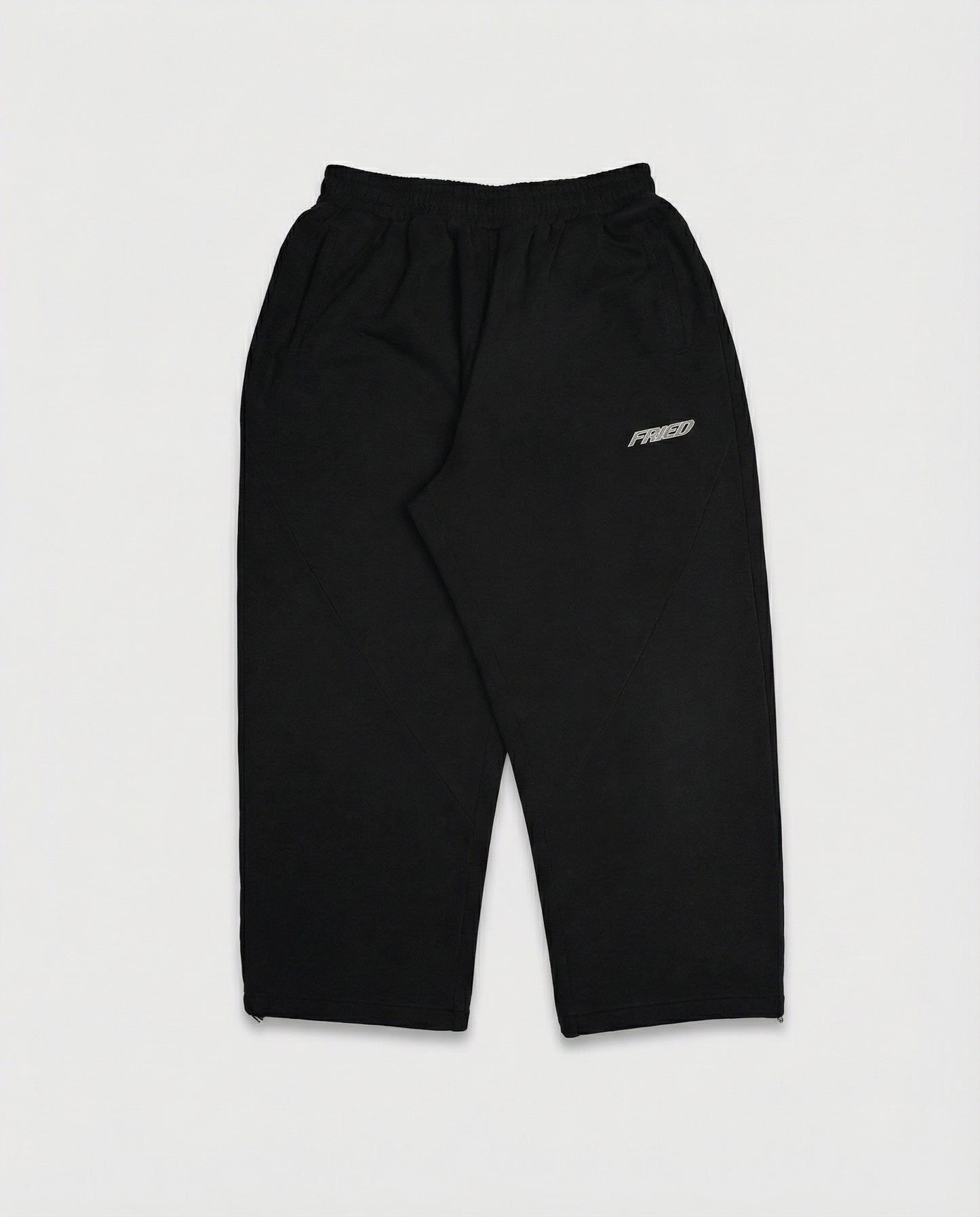 SWEATS® BLACK/GREY - OPEN LEG JOGGER