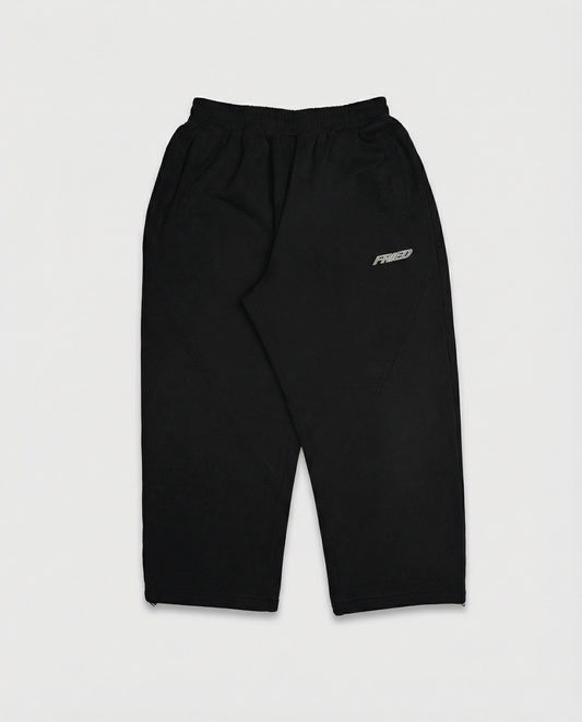 SWEATS® BLACK/GREY - OPEN LEG JOGGER