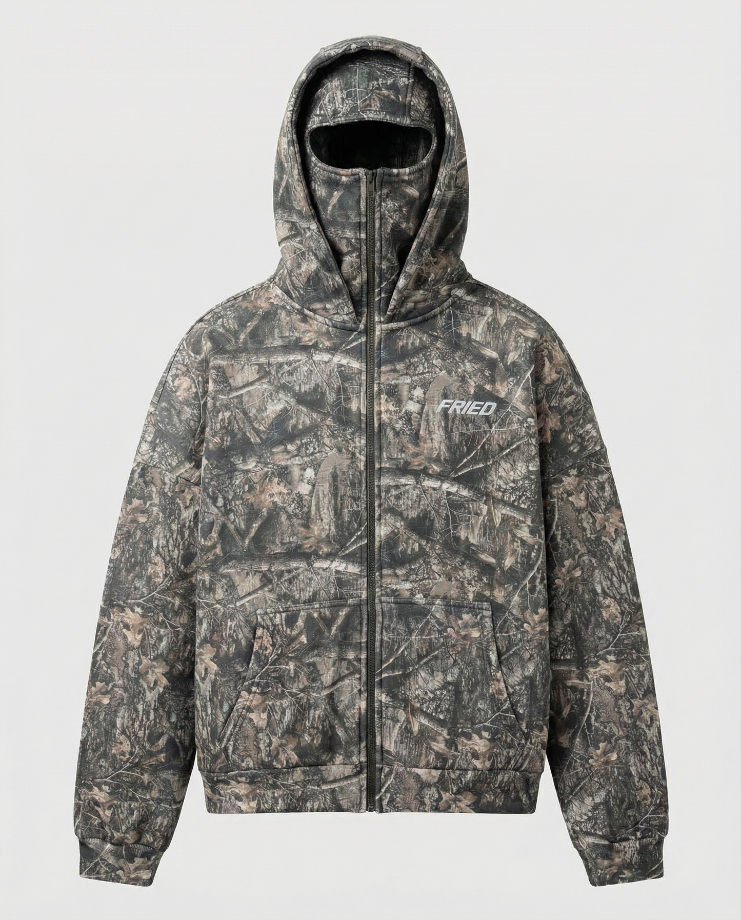 SWEATS® CAMO - BALACLAVA ZIP HOODIE