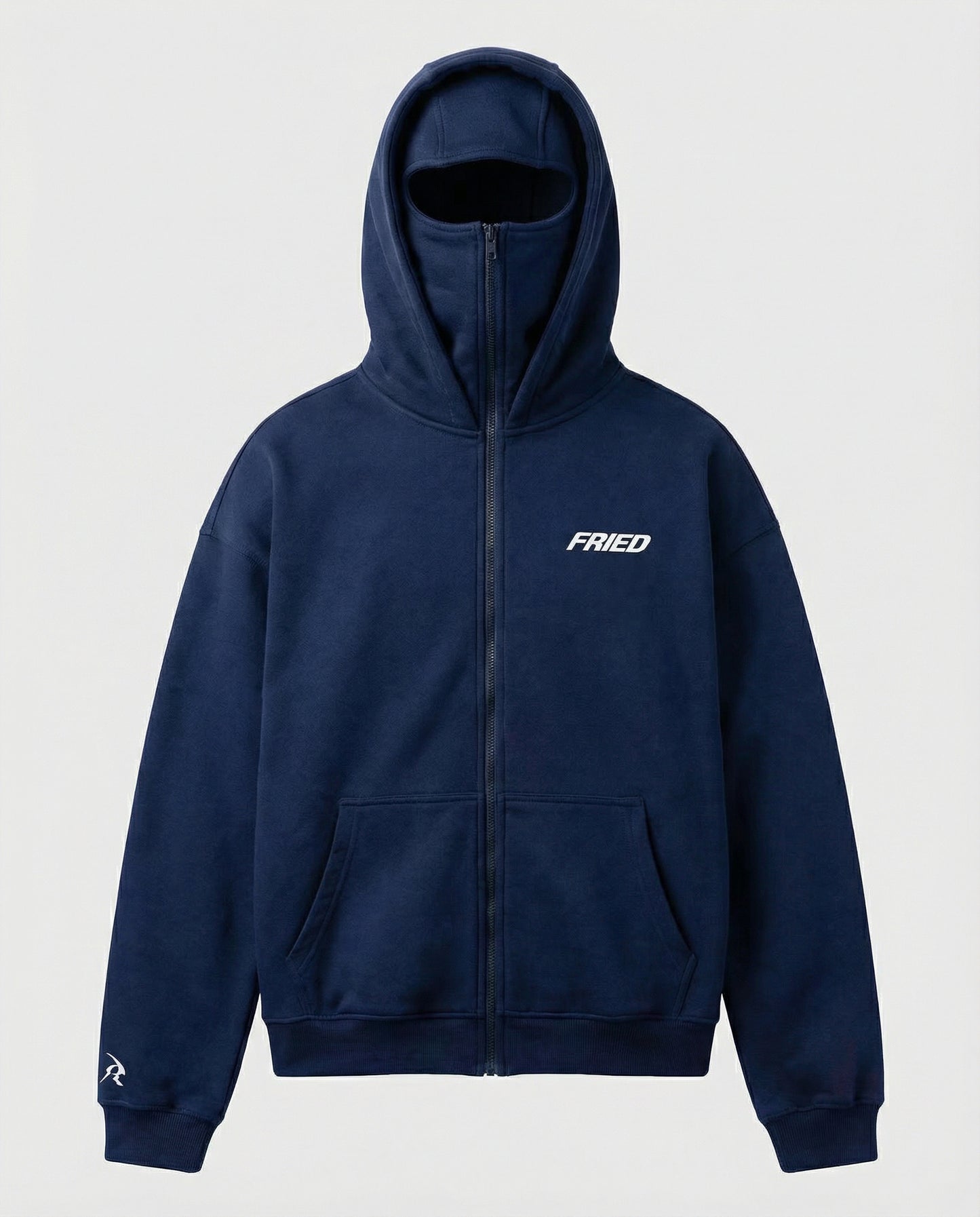 SWEATS® DARK BLUE - BALACLAVA ZIP HOODIE