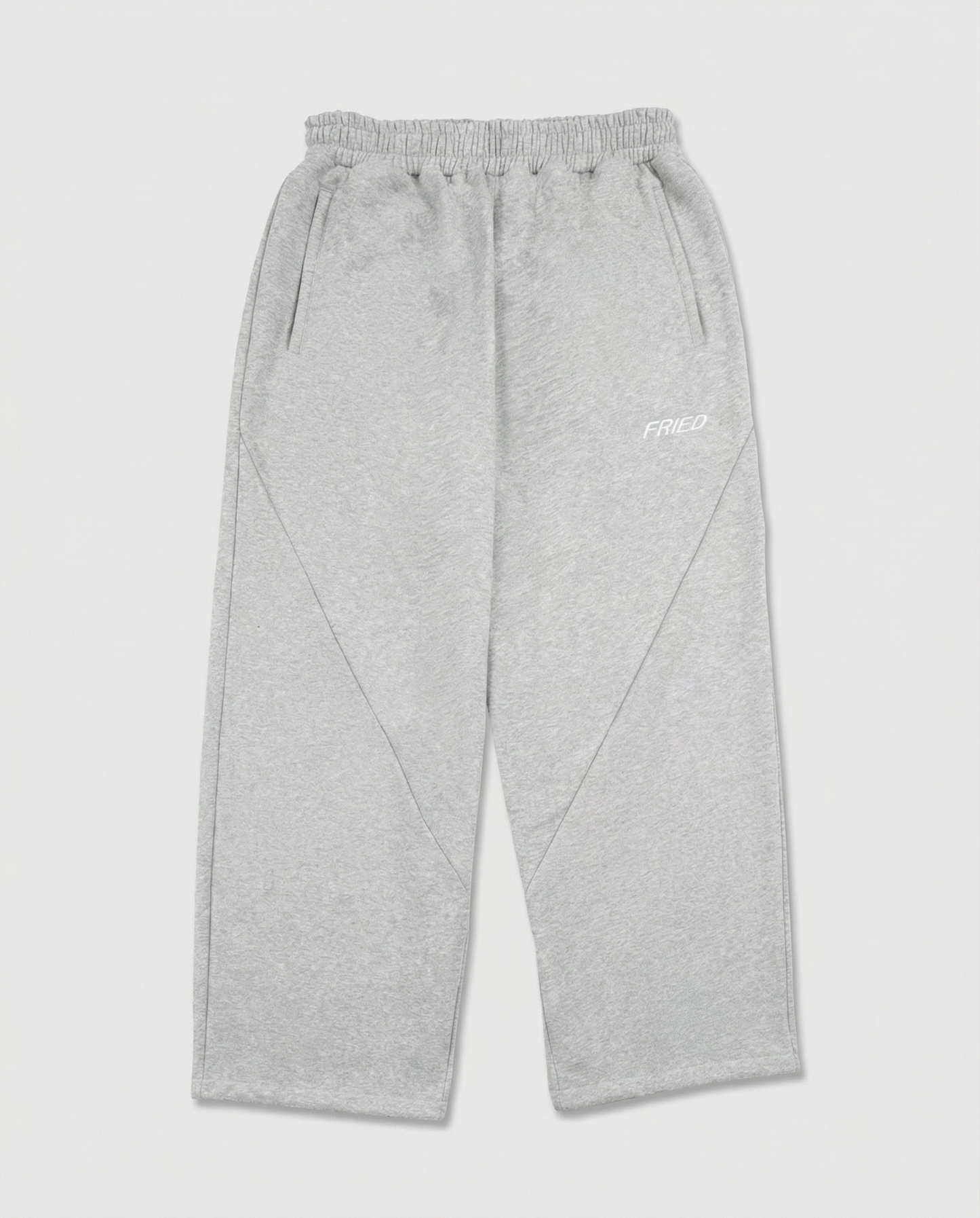 SWEATS® MELANGE GREY - OPEN LEG JOGGER