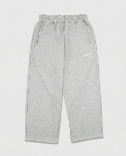 SWEATS® MELANGE GREY - OPEN LEG JOGGER