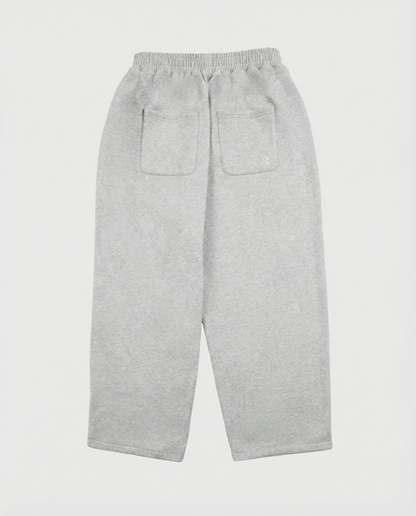 SWEATS® MELANGE GREY - OPEN LEG JOGGER